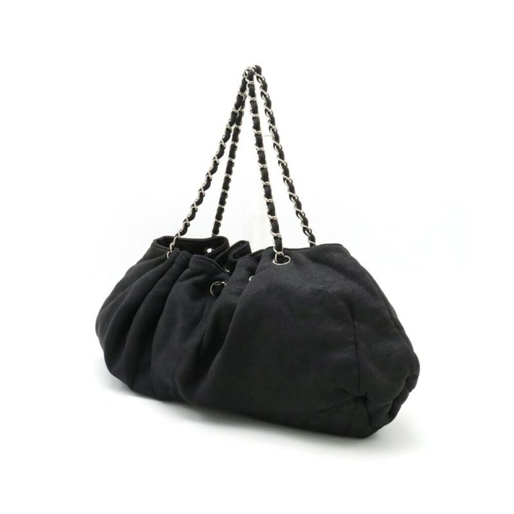 Pre Loved Chanel Cotton Jersey Tote Bag in Very Good Condition - Picture 2 of 8
